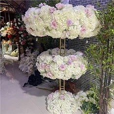 tall white centerpieces