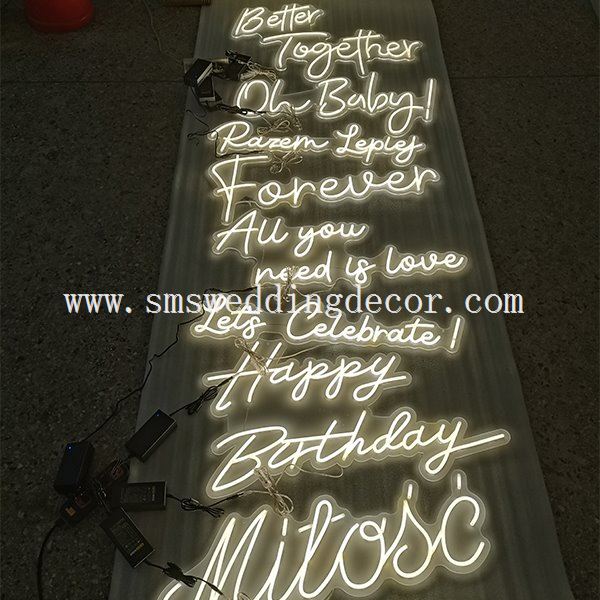 mr and mrs neon sign