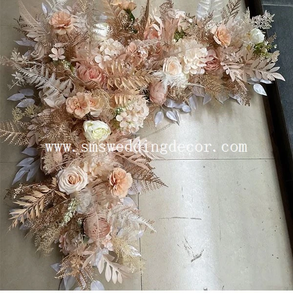 rustic wedding arch flowers