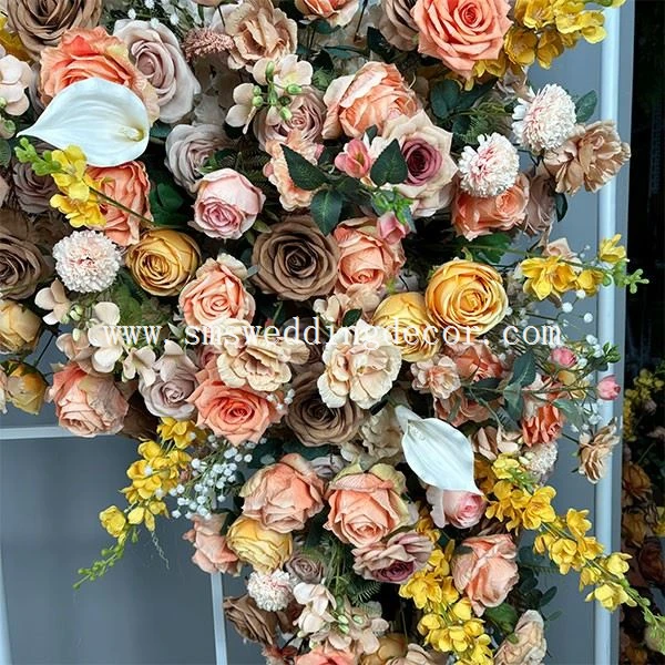 church archway flowers