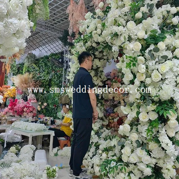 artificial flower arch arrangements