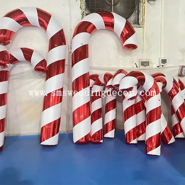 large inflatable candy cane