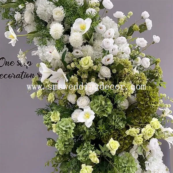 natural flower arch