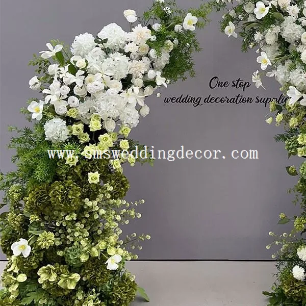 diy floral arch wedding